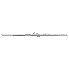 ROTO NT Designo Stay Guide Basic security 690mm 385394 - Silver