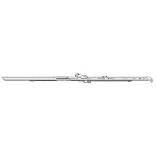 ROTO NT Designo Stay Guide Basic security 890mm 1 x Type E Cam 385415 - Silver