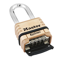 MASTER LOCK ProSeries 1175DLH Combination Padlock Long Shackle 57mm Body - Brass