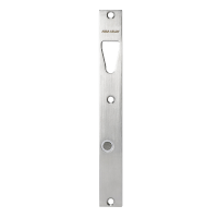 ASSA ABLOY ES8100 V-Lock Strike Plate With Magnet Standard Replacement - Stainless Steel