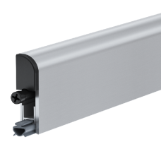 FIRESTOP Applic 38dB Automatic Drop Down Seal Face Fixed 830mm - Satin Anodised Aluminium