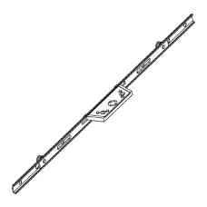 AVOCET Urail Espag Rod 16mm Faceplate & 8mm Cam With 20mm Backset 800mm - Silver