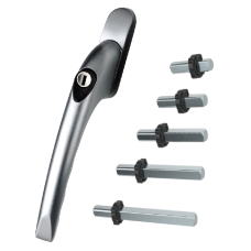 MILA Prolinea Inline Espag Handle Multi Spindle Satin Silver