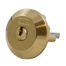 EVVA ICS SC1 Rim Cylinder Keyed To Differ 003EI Keyed To Differ - Polished Brass