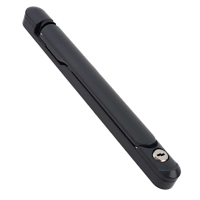 JACKLOC Inline Espag Handle With 30mm Spindle Black