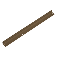 DORMAKABA G-N Angle Bracket For Use On Push Side Flush Frame Dark Brown