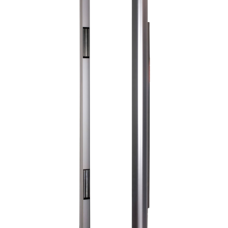 ICS PH800 Magnet Pull Handle Double Monitored Polished Anodised Aluminium