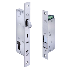 ICS GK1900 Series Electric Strike 12 24VDC Fail Secure Latch Monitor & Hookbolt Lock - Silver