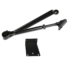 RUTLAND Hold Open Armset To Suit All Rutland Scissor Arm Door Closers Black