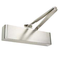 RUTLAND Fire Rated TS.9206 Door Closer Size EN 2-6 With Backcheck & Delayed Action Satin Nickel - Silver