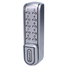 CODELOCKS KL1200 Battery Operated Digital Cabinet Lock Silver Grey