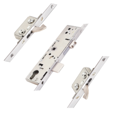 ERA 2 Small Hooks Split Spindle Latch & Deadbolt With 16mm Radius Faceplate 35/92