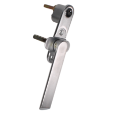 DEBAR Velte Bi-Fold Door Handle With Integrated Lock Satin Chrome