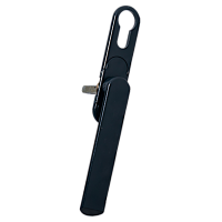 DEBAR Velte Bi-Fold Door Handle With Euro Profile Cut-Out Black