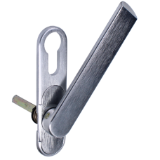 DEBAR Velte Bi-Fold Door Handle With Euro Profile Cut-Out Satin Chrome