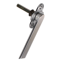 DEBAR Velte Bi-Fold Door Handle Non Locking Satin Chrome