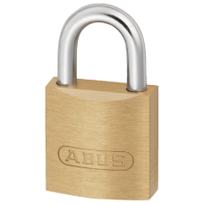 ABUS 713 Series Brass Open Shackle Padlock 20mm Keyed To Differ - Steel