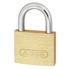 ABUS 713 Series Brass Open Shackle Padlock 40mm Keyed To Differ - Hardened Steel