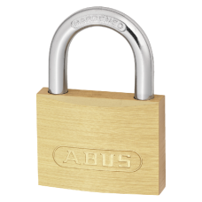 ABUS 713 Series Brass Open Shackle Padlock 50mm KD - Hardened Steel