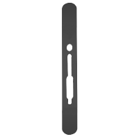 SASHSTOP Torchguard Door Handle Protector Discreet XL 384mm x 40mm Short Below/Below Anthracite 234805 - Anthracite Grey