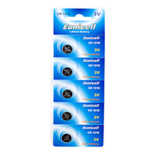 EUNICELL 3V CR1216 Button Cell Battery (5 PER CARD)