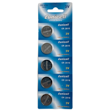 EUNICELL 3V CR2016 Button Cell Battery (5 PER CARD)