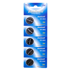 EUNICELL 3V CR2032 Button Cell Battery (5 PER CARD)