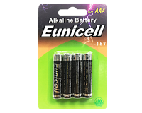 EUNICELL AAA 1.5V Alkaline Batteries (4 PER CARD)