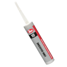 XPERT LMN 117 Silicone Sealant 280ml Snow - White