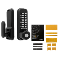 CL0255 Marine By Codelocks Digital Lock With Key Override CL0255 KO With Fire Kit - Black