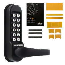 CL0510 Marine By Codelocks Digital Lock CL0510 Without Passage Set With Fire Kit - Black