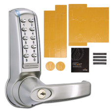 CODELOCKS CL4020 Battery Operated Digital Lock CL4020 SS FKP - Brushed Steel PVD