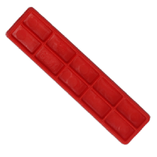 ALDRIDGE Flat Glazing Packers 100mm Length x 28mm Width (1000 PACK) 6mm Depth - Red