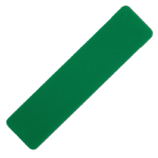 ALDRIDGE Flat Glazing Packers 100mm Length x 30mm Width (1000 PACK) 1mm Depth - Green