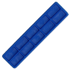 ALDRIDGE Flat Glazing Packers 100mm Length x 30mm Width (1000 PACK) 5mm Depth - Blue