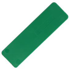 ALDRIDGE Flat Glazing Packers 100mm Length x 32mm Width (1000 PACK) 1mm Depth - Green