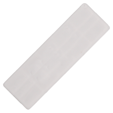 ALDRIDGE Flat Glazing Packers 100mm Length x 32mm Width (1000 PACK) 3mm Depth - White