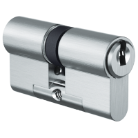 EVVA ICS DZ Euro Double Cylinder Keyed To Differ 3 Keys TS007 3* 92mm 46-46 41-10-41 003EI - Nickel Plated