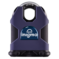 SQUIRE Inigma Smart Padlock Closed Shackle 80mm Inigma CS - Blue