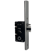 BORG LOCKS S505 AR Aluminium Latch Long Forend 28mm Backset To Suit BL5000 Series Right Handed Latch Only