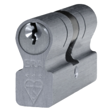 ERA Invincible BS Kitemarked 3 Star Double Cylinder 100mm 50/50 45/10/45 Keyed To Differ Satin - Satin Chrome