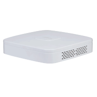 DAHUA NVR 4000 Series 4 Channel WizSense AI Smart Box 4 x POE, 80Mbps Incoming Bandwidth, 4K Output NVR4104-P-E1 No HDD - White