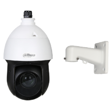 DAHUA HDCVI PTZ Camera SD49 Series 2MP Optical Zoom IP66 12V DC Including Wall Bracket White