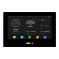 DAHUA Video Door Entry VTH5 Series Indoor Monitor IP Wi-Fi Android 7 Inch Touchscreen Black