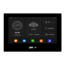 DAHUA Video Door Entry VTH5 Series Indoor Monitor IP Wi-Fi Android 7 Inch Touchscreen Black