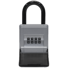 ABUS Keygarage Mini 737 Combination Key Safe With Shackle 4 Digit Combination - Black & Silver