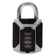 SQUIRE Vulcan ATL Boron Steel Open Shackle Combination Padlock Black & Silver