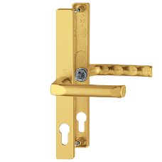 HOPPE London UPVC Lever Door Furniture 70mm Centres 113 363M Gold