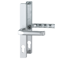 HOPPE London UPVC Lever Door Furniture 70mm Centres 113 363M Silver