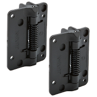 D&D KFS Kwikfit Polymer Fixed Gate Tension Hinge Self Closing KFS Suits Gates Up To 20kg 44lbs - Black